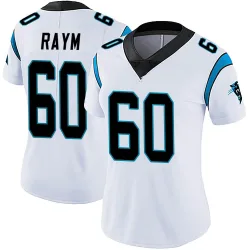 Women's Andrew Raym Carolina Panthers No.60 Limited Vapor Untouchable Jersey - White