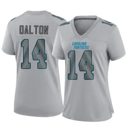 Women's Andy Dalton Carolina Panthers No.14 Game Atmosphere Fashion Jersey - Gray