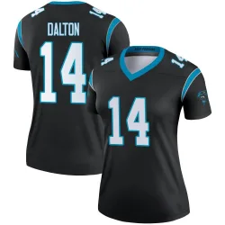 Women's Andy Dalton Carolina Panthers No.14 Legend Jersey - Black