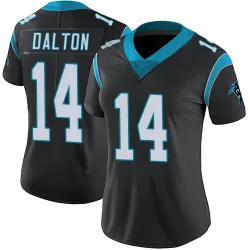 Women's Andy Dalton Carolina Panthers No.14 Limited Team Color Vapor Untouchable Jersey - Black