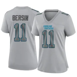 Women's Brenton Bersin Carolina Panthers No.11 Game Atmosphere Fashion Jersey - Gray