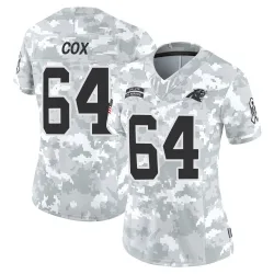 Women's Bryan Cox Carolina Panthers No.64 Limited 2024 Salute to Service Jersey - Arctic Camo