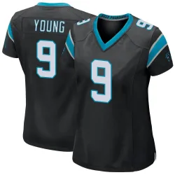 Women's Bryce Young Carolina Panthers No.9 Game Team Color Jersey - Black