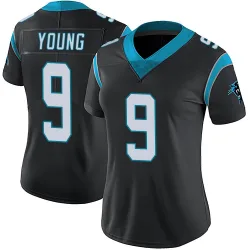 Women's Bryce Young Carolina Panthers No.9 Limited Team Color Vapor Untouchable Jersey - Black