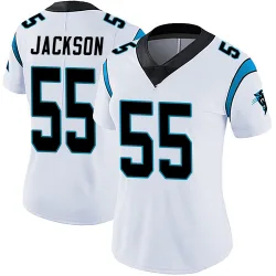 Women's Cam Jackson Carolina Panthers No.55 Limited Vapor Untouchable Jersey - White