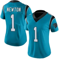 Women's Cam Newton Carolina Panthers No.1 Limited Alternate Vapor Untouchable Jersey - Blue