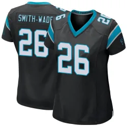 Women's Chau Smith-Wade Carolina Panthers No.26 Game Team Color Jersey - Black