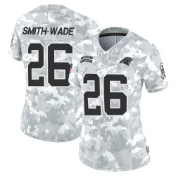 Women's Chau Smith-Wade Carolina Panthers No.26 Limited 2024 Salute to Service Jersey - Arctic Camo