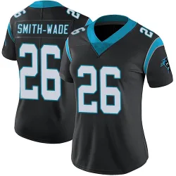 Women's Chau Smith-Wade Carolina Panthers No.26 Limited Team Color Vapor Untouchable Jersey - Black