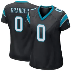 Women's Colin Granger Carolina Panthers No.0 Game Team Color Jersey - Black