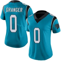 Women's Colin Granger Carolina Panthers No.0 Limited Alternate Vapor Untouchable Jersey - Blue
