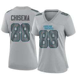 Women's Dan Chisena Carolina Panthers No.88 Game Atmosphere Fashion Jersey - Gray