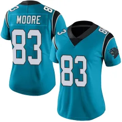 Women's David Moore Carolina Panthers No.83 Limited Alternate Vapor Untouchable Jersey - Blue