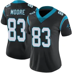 Women's David Moore Carolina Panthers No.83 Limited Team Color Vapor Untouchable Jersey - Black