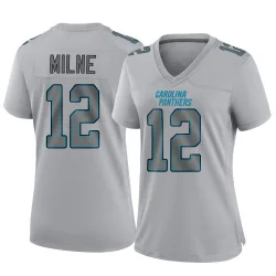 Women's Dax Milne Carolina Panthers No.12 Game Atmosphere Fashion Jersey - Gray