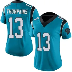 Women's Deven Thompkins Carolina Panthers No.13 Limited Alternate Vapor Untouchable Jersey - Blue