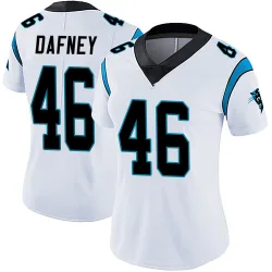 Women's Dominique Dafney Carolina Panthers No.46 Limited Vapor Untouchable Jersey - White