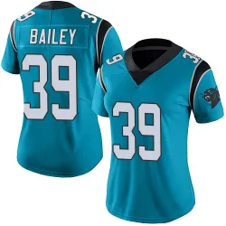 Women's Emani Bailey Carolina Panthers No.39 Limited Alternate Vapor Untouchable Jersey - Blue