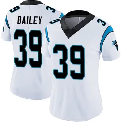 Women's Emani Bailey Carolina Panthers No.39 Limited Vapor Untouchable Jersey - White