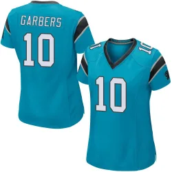 Women's Ethan Garbers Carolina Panthers No.10 Game Alternate Jersey - Blue