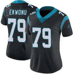Women's Ikem Ekwonu Carolina Panthers No.79 Limited Team Color Vapor Untouchable Jersey - Black