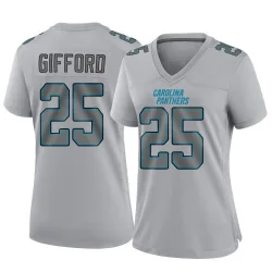 Women's Isaac Gifford Carolina Panthers No.25 Game Atmosphere Fashion Jersey - Gray