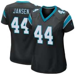 Women's JJ Jansen Carolina Panthers No.44 Game Team Color Jersey - Black
