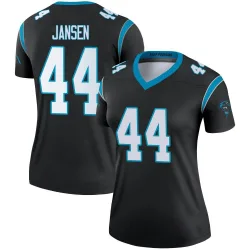 Women's JJ Jansen Carolina Panthers No.44 Legend Jersey - Black