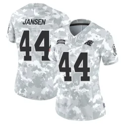 Women's JJ Jansen Carolina Panthers No.44 Limited 2024 Salute to Service Jersey - Arctic Camo