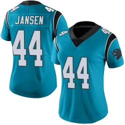 Women's JJ Jansen Carolina Panthers No.44 Limited Alternate Vapor Untouchable Jersey - Blue