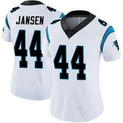 Women's JJ Jansen Carolina Panthers No.44 Limited Vapor Untouchable Jersey - White