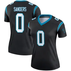 Women's Ja'Tavion Sanders Carolina Panthers No.0 Legend Jersey - Black