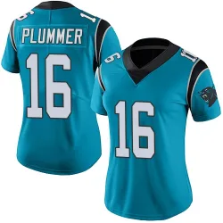 Women's Jack Plummer Carolina Panthers No.16 Limited Alternate Vapor Untouchable Jersey - Blue