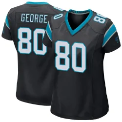 Women's Jacolby George Carolina Panthers No.80 Game Team Color Jersey - Black