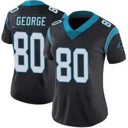Women's Jacolby George Carolina Panthers No.80 Limited Team Color Vapor Untouchable Jersey - Black
