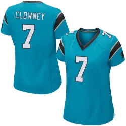 Women's Jadeveon Clowney Carolina Panthers No.7 Game Alternate Jersey - Blue
