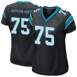 Women's Jared Harrison-Hunte Carolina Panthers No.75 Game Team Color Jersey - Black