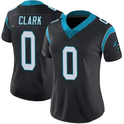 Women's Jerrod Clark Carolina Panthers No.0 Limited Team Color Vapor Untouchable Jersey - Black