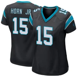 Women's Jimmy Horn Jr. Carolina Panthers No.15 Game Team Color Jersey - Black