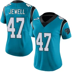 Women's Josey Jewell Carolina Panthers No.47 Limited Alternate Vapor Untouchable Jersey - Blue