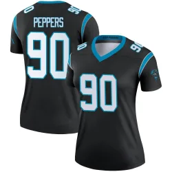 Women's Julius Peppers Carolina Panthers No.90 Legend Jersey - Black