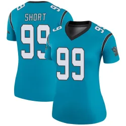 Women's Kawann Short Carolina Panthers No.99 Legend Color Rush Jersey - Blue