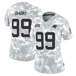 Women's Kawann Short Carolina Panthers No.99 Limited 2024 Salute to Service Jersey - Arctic Camo