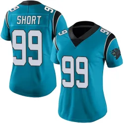 Women's Kawann Short Carolina Panthers No.99 Limited Alternate Vapor Untouchable Jersey - Blue