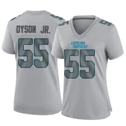 Women's Kenny Dyson Jr. Carolina Panthers No.55 Game Atmosphere Fashion Jersey - Gray