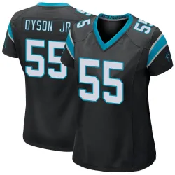 Women's Kenny Dyson Jr. Carolina Panthers No.55 Game Team Color Jersey - Black