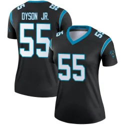 Women's Kenny Dyson Jr. Carolina Panthers No.55 Legend Jersey - Black