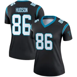 Women's Kobe Hudson Carolina Panthers No.86 Legend Jersey - Black
