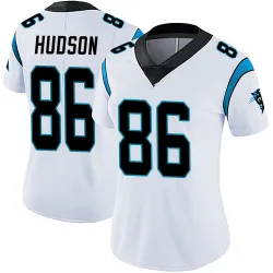 Women's Kobe Hudson Carolina Panthers No.86 Limited Vapor Untouchable Jersey - White