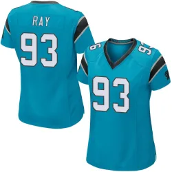 Women's LaBryan Ray Carolina Panthers No.93 Game Alternate Jersey - Blue